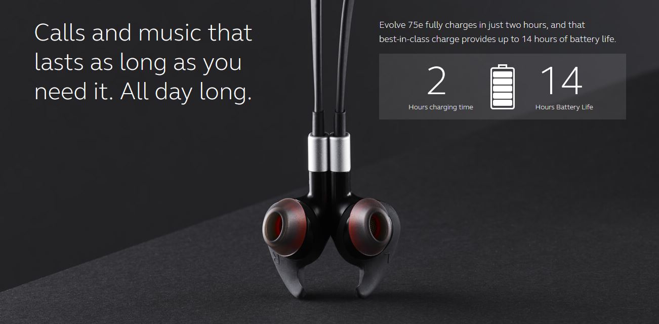 Jabra EVOLVE 75e UC Wireless Earbuds Cellular Accessories For Less